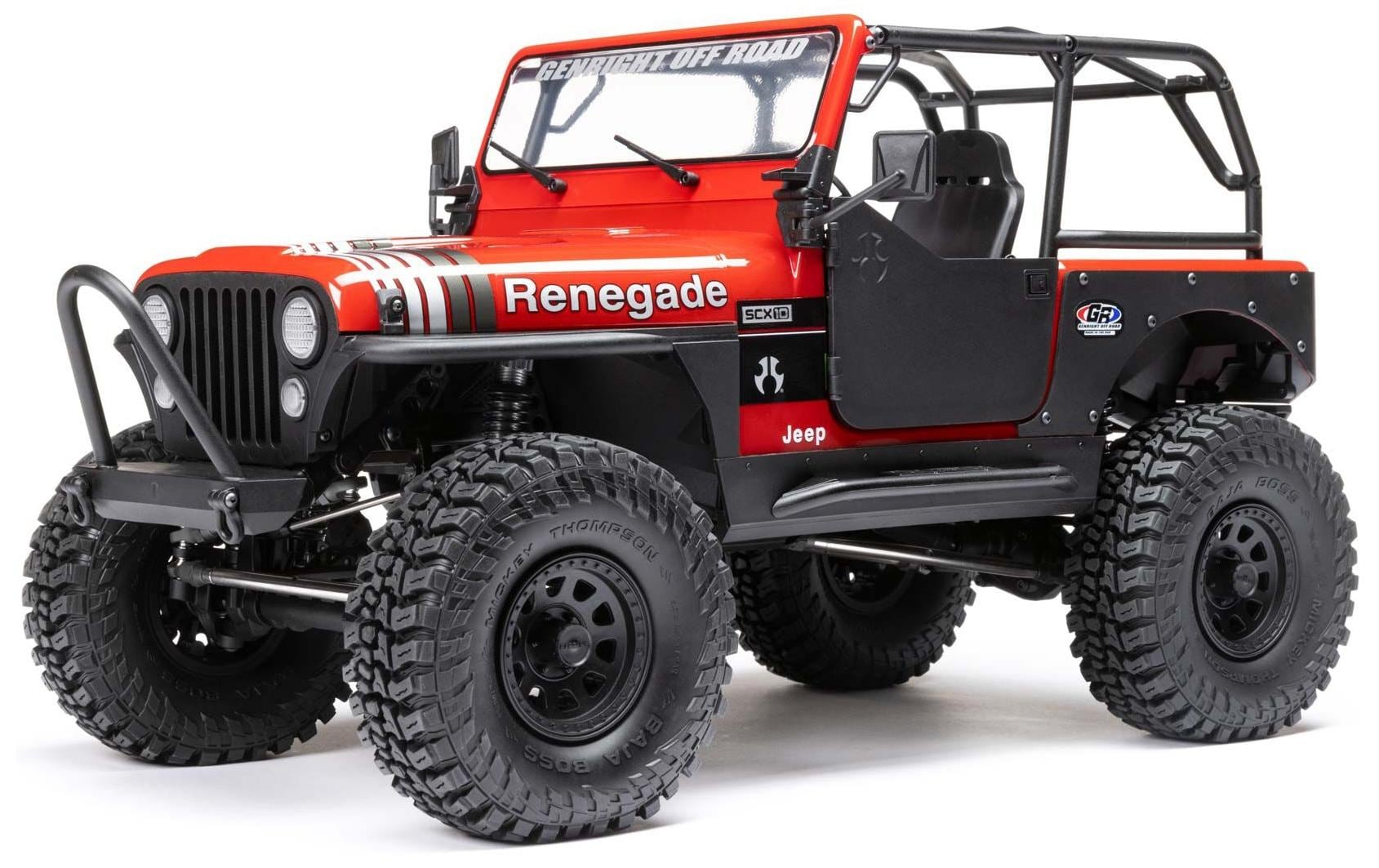 Scale Crawler SCX10 III Jeep CJ-7 Rot, ARTR, 1:10<br>Jeep CJ-7 Renegade Rock Crawler mit Spektrum Technik