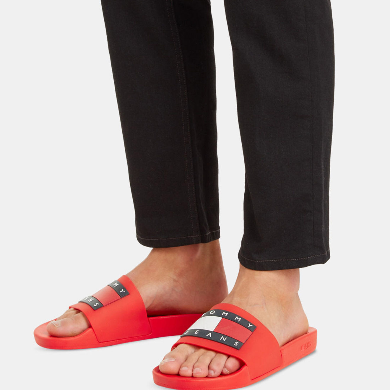 Tommy Jeans Mules Pool Slide rouges