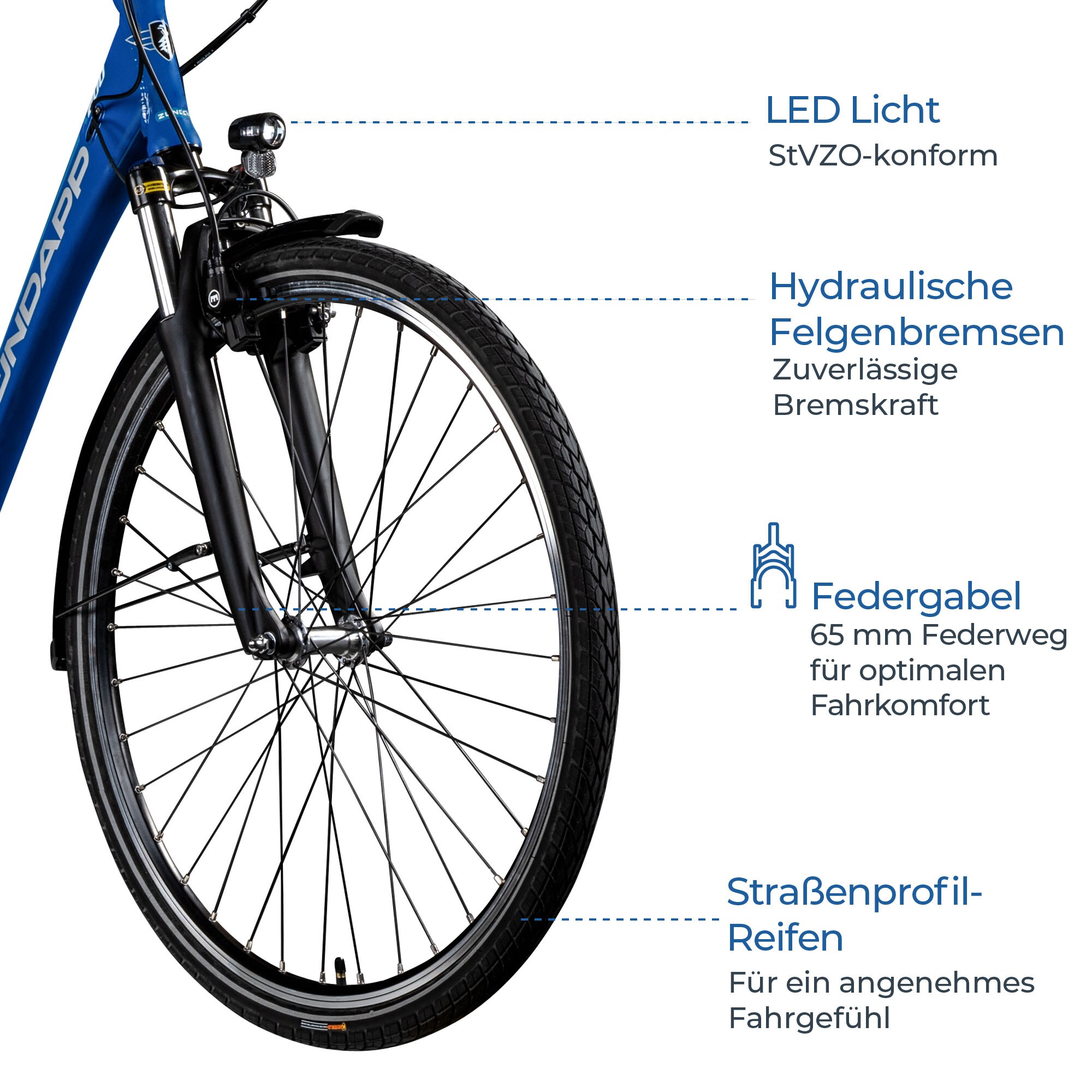 Zündapp X200 E Bike Damenfahrrad 155 - 180 cm Stadtrad Pedelec Bosch