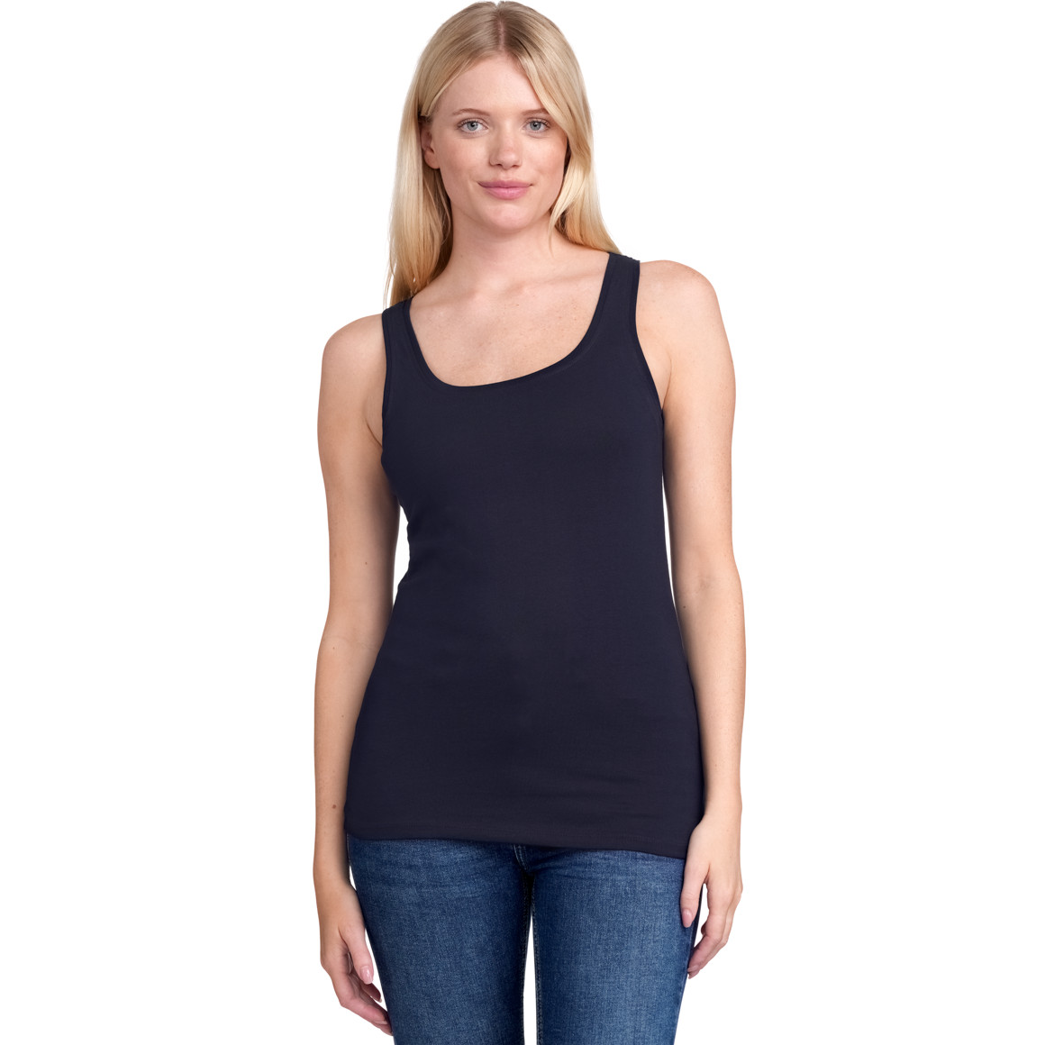 Gina Benotti Damen Top im Basic-Look dunkelblau