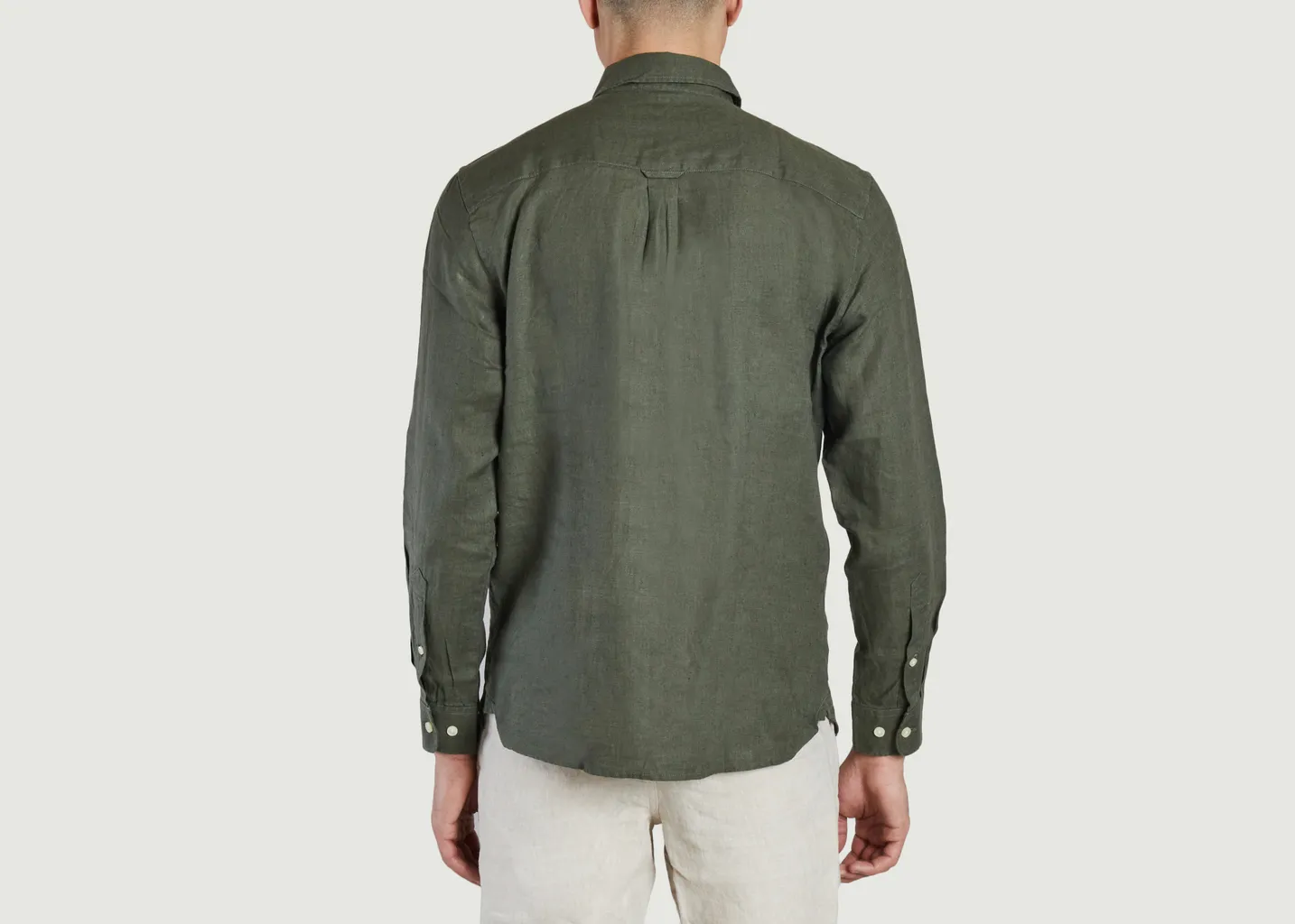 Chemise en lin custom fit KCA
