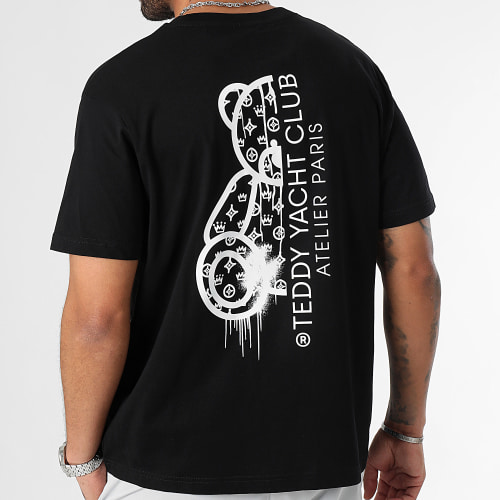 Tee Shirt Oversize Large Atelier Paris Noir Blanc