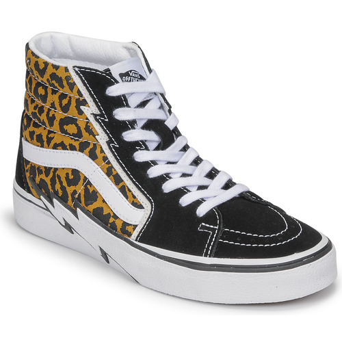 Vans - UA SK8-HI BOLT - Noir / Léopard