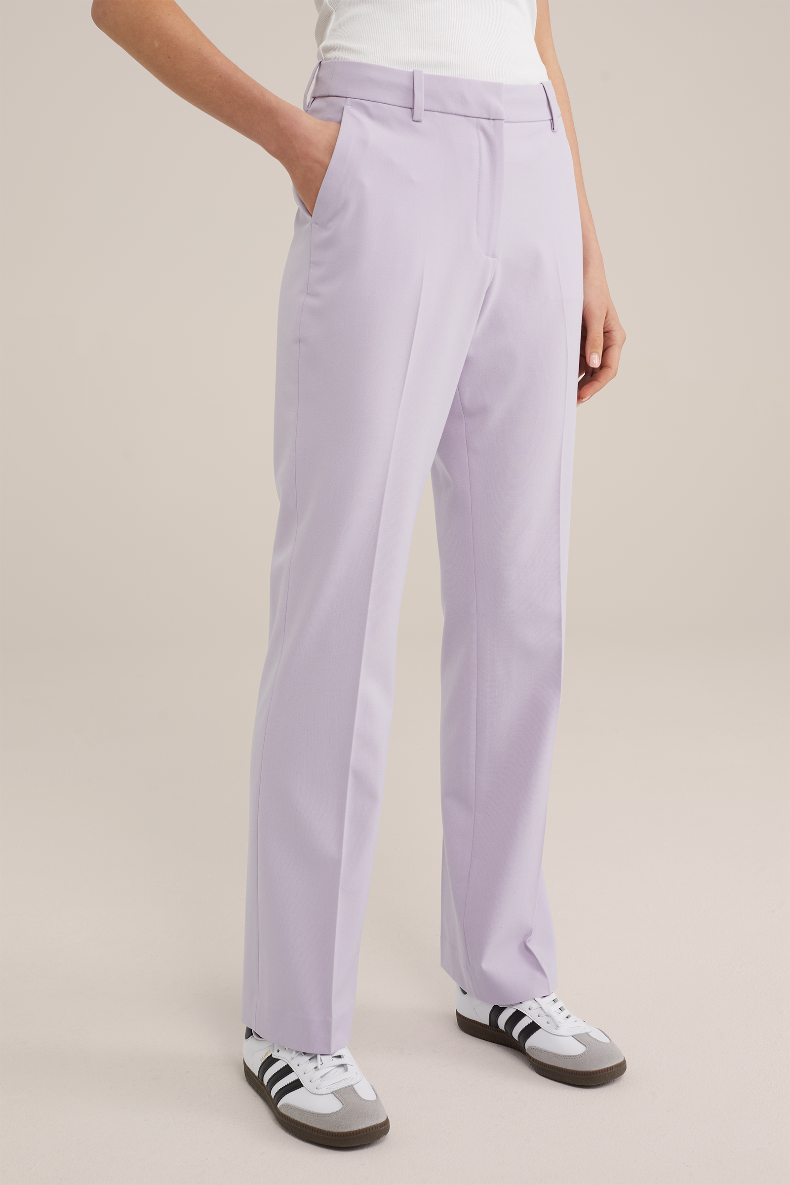 flared pantalon WE Fashion Lila