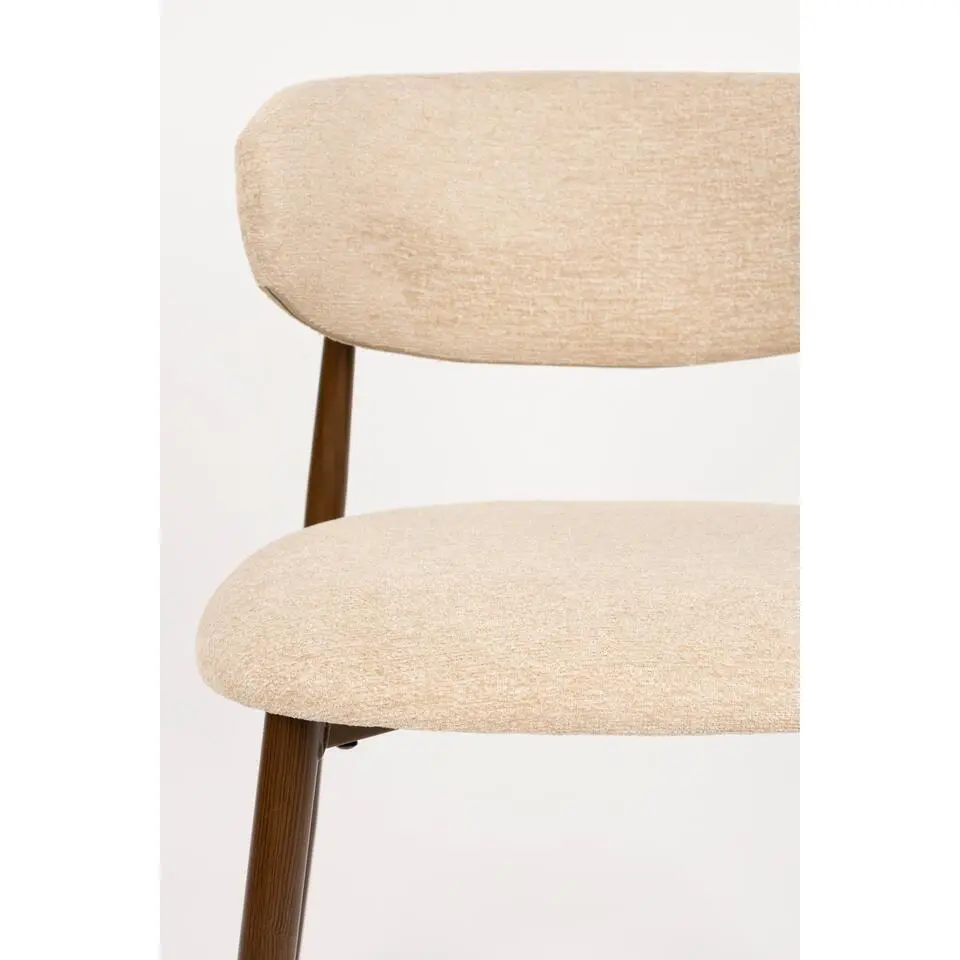 Housecraft Living Noor Eetkamerstoelen Beige - Set van 2