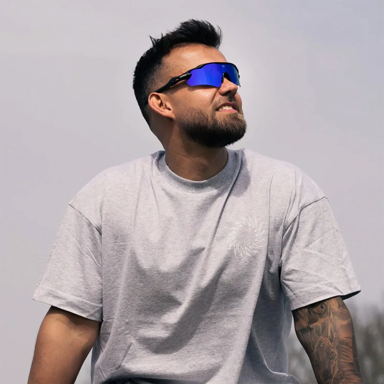 Shadespace Triton Indigo Blue Solbrille SS020