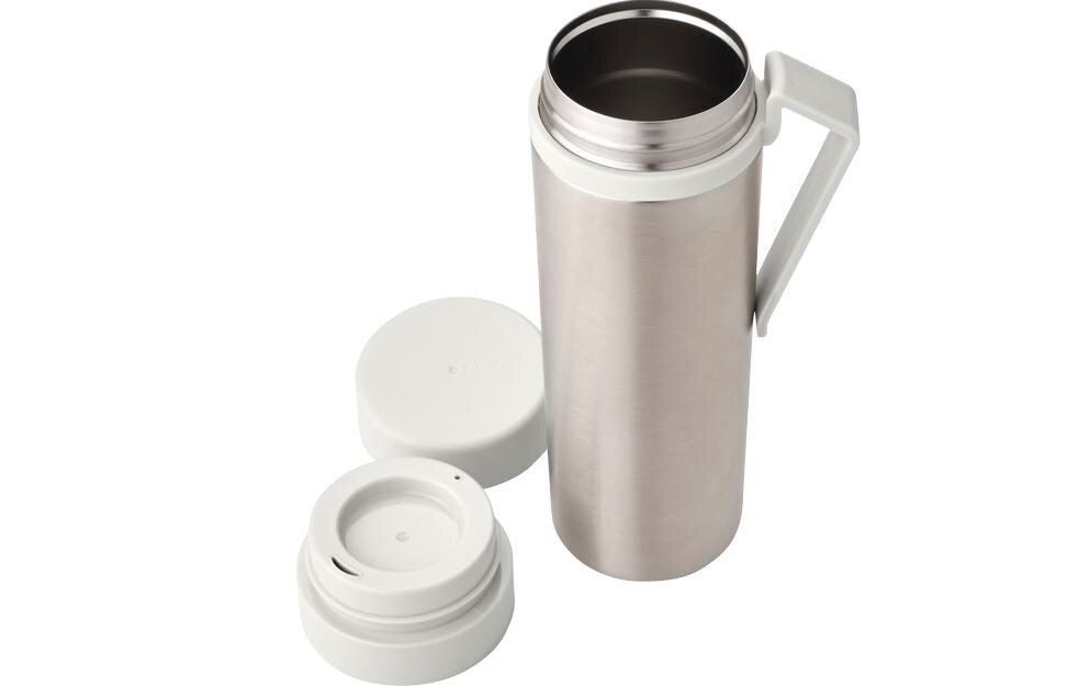 Thermosflasche Make & Take 500 ml, Hellgrau/SilberIsolierflasche