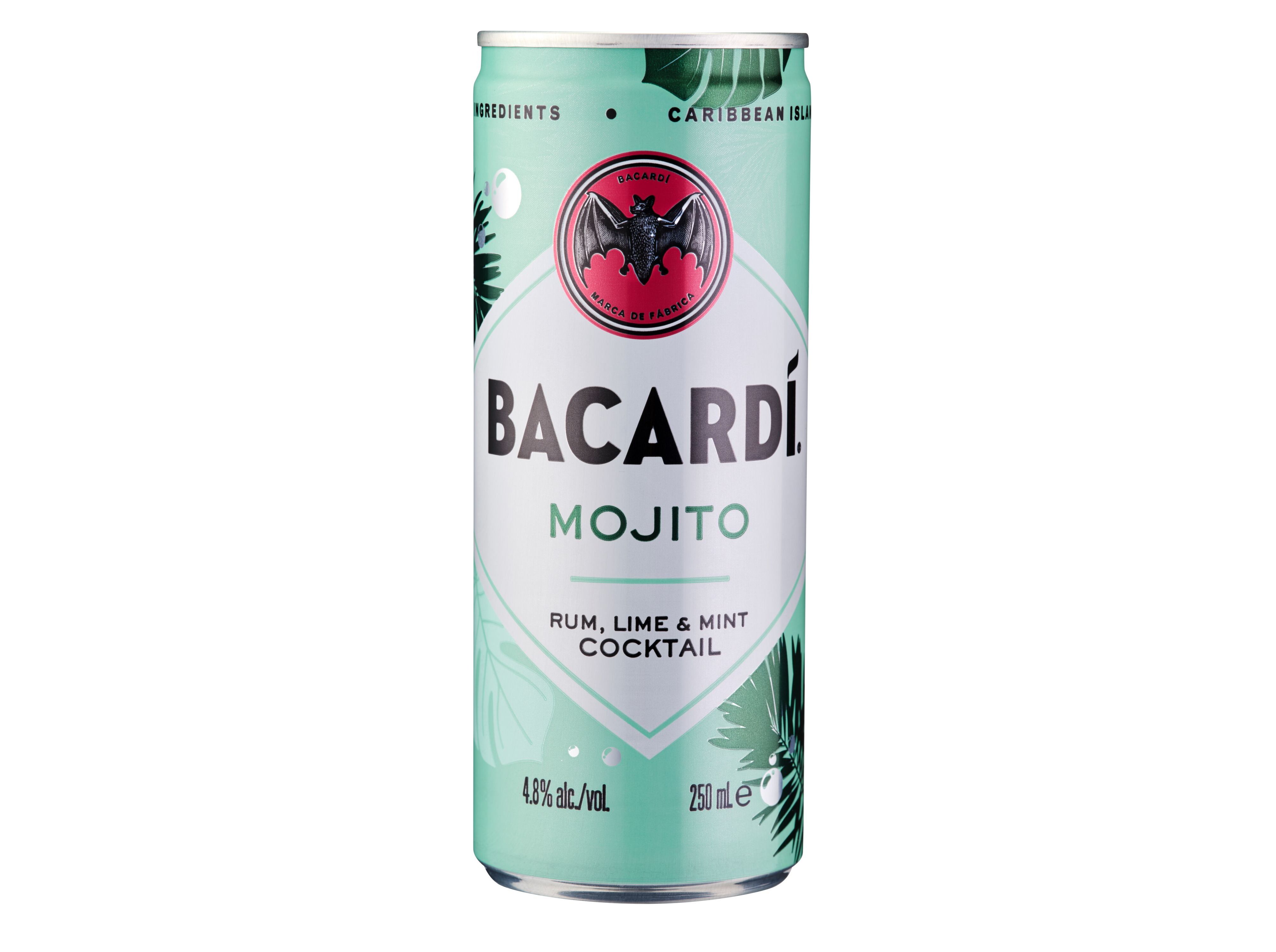 RUM BACARDI MOJITO LATA 0.25L