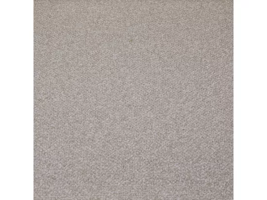 Belushi - Fauteuil convertible en tissu bouclette pieds bois clair - Écru