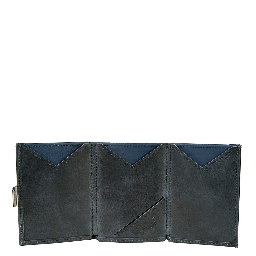 Exentri Leather Wallet RFID blue