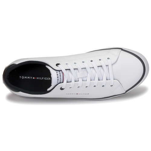 Tommy Hilfiger - TH HI VULC CORE LOW LEATHER - Blanc
