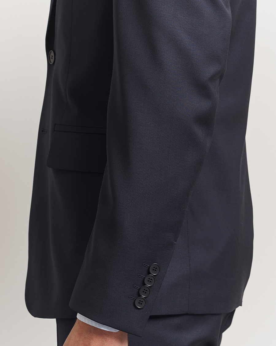 Filippa K Slim Wool Blazer Dark Navy