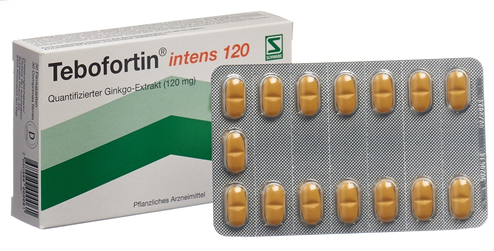 Tebofortin intens 120 Filmtabl 120 mg Blist 30 Stk
