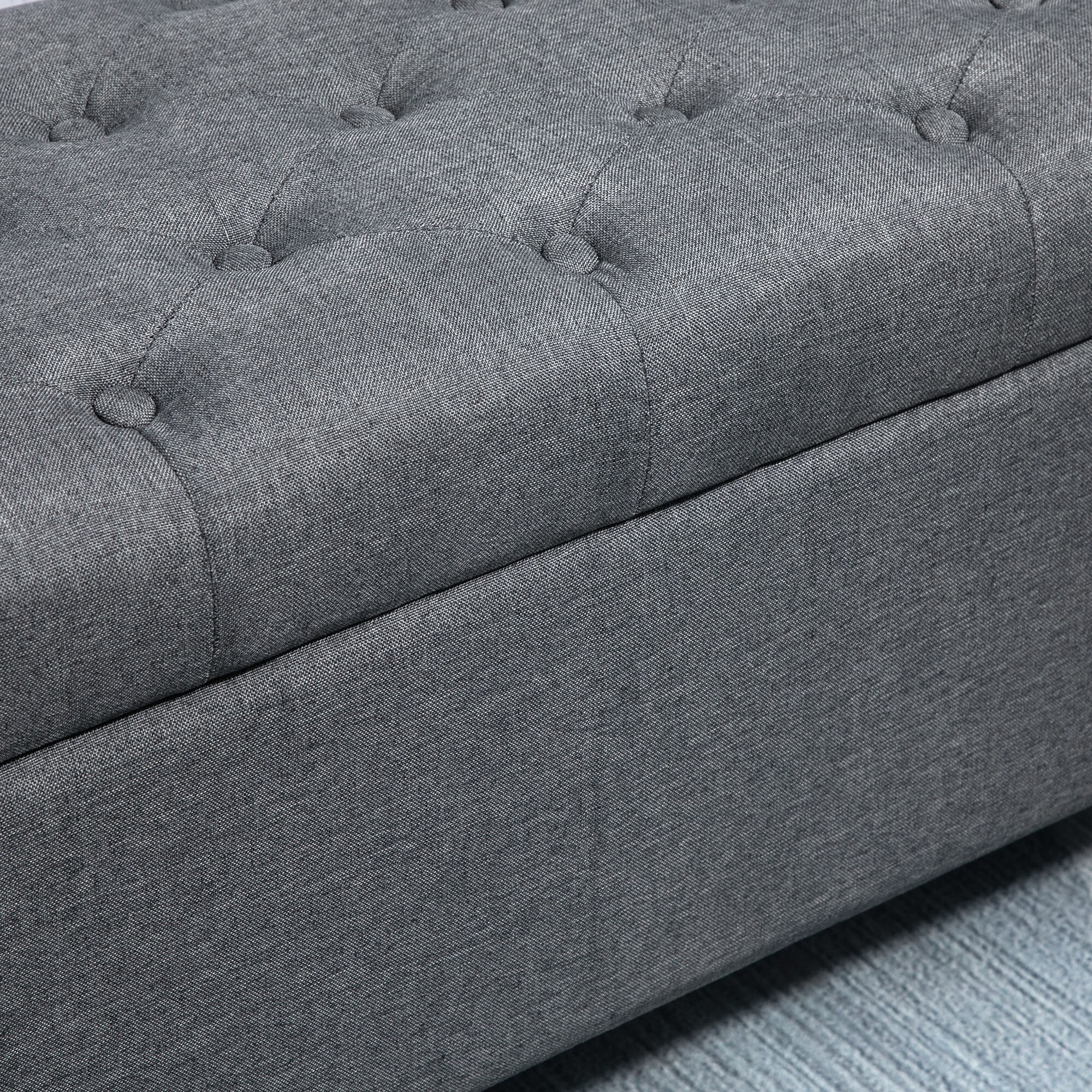 HOMCOM Sitzbank mit Stauraum 100B x 40T x 44H cm