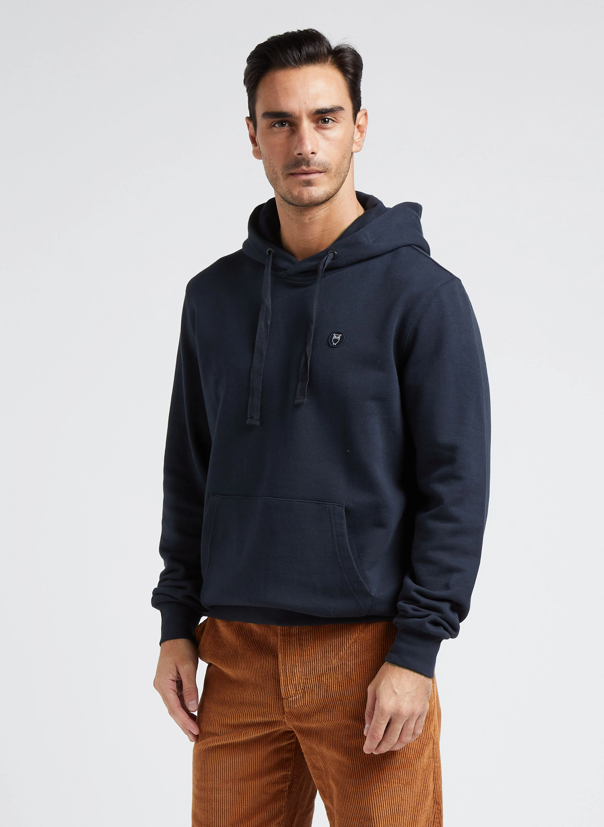 Sweat à capuche en coton bio | Bleu