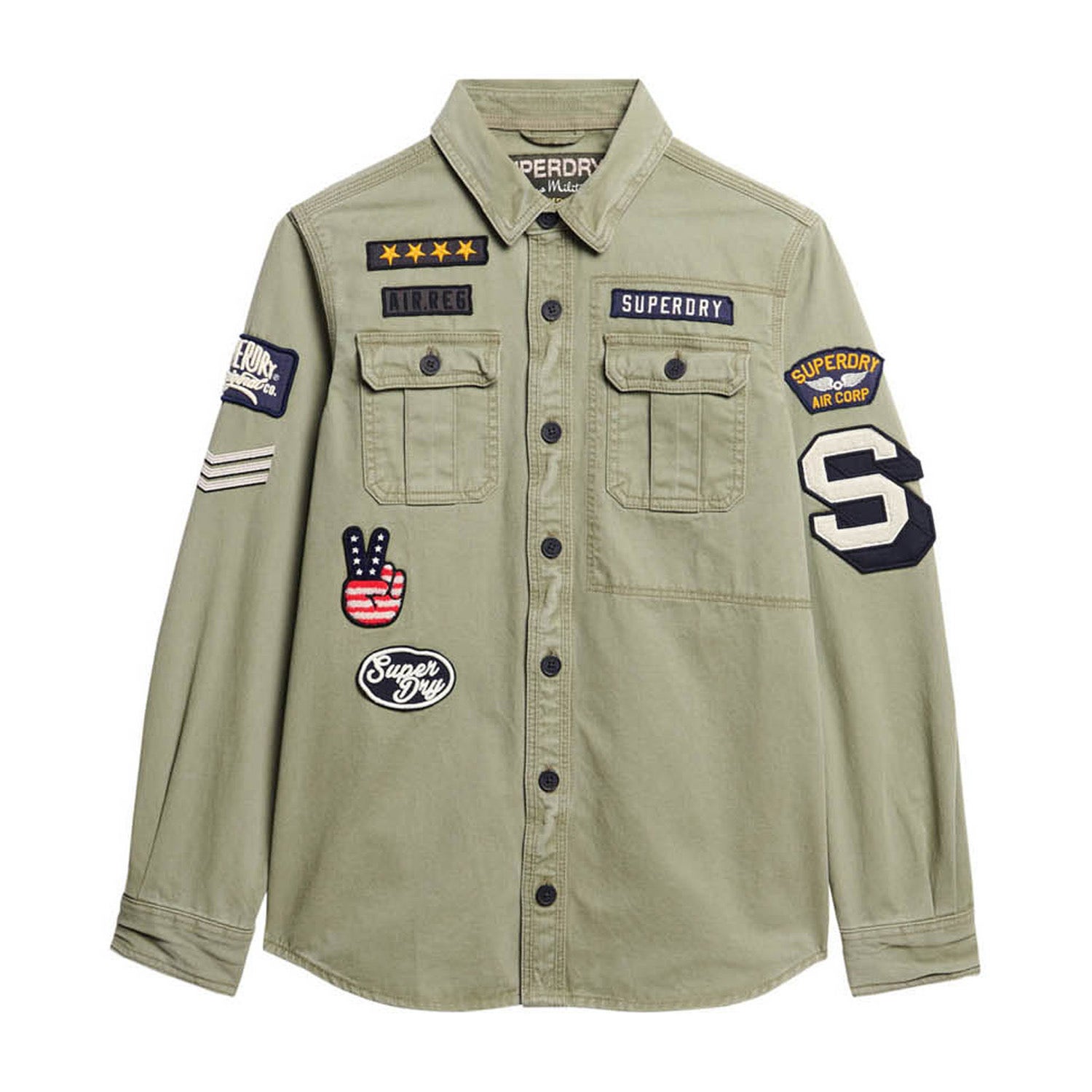 Superdry  Scoutshirt met lange mouwen