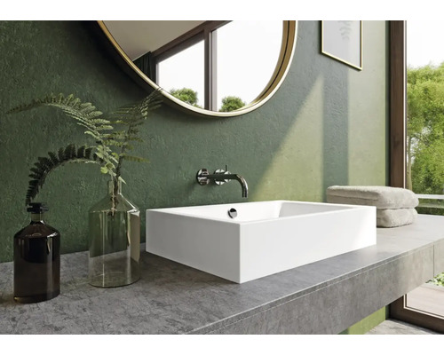 KALDEWEI opzetwastafel PURO S 90 x 38,5 cm alpinewit glanzend met emaillelaag 909206003001