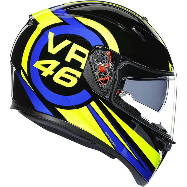 AGV - Casque K3 SV Ride 46 Noir / Bleu / Jaune