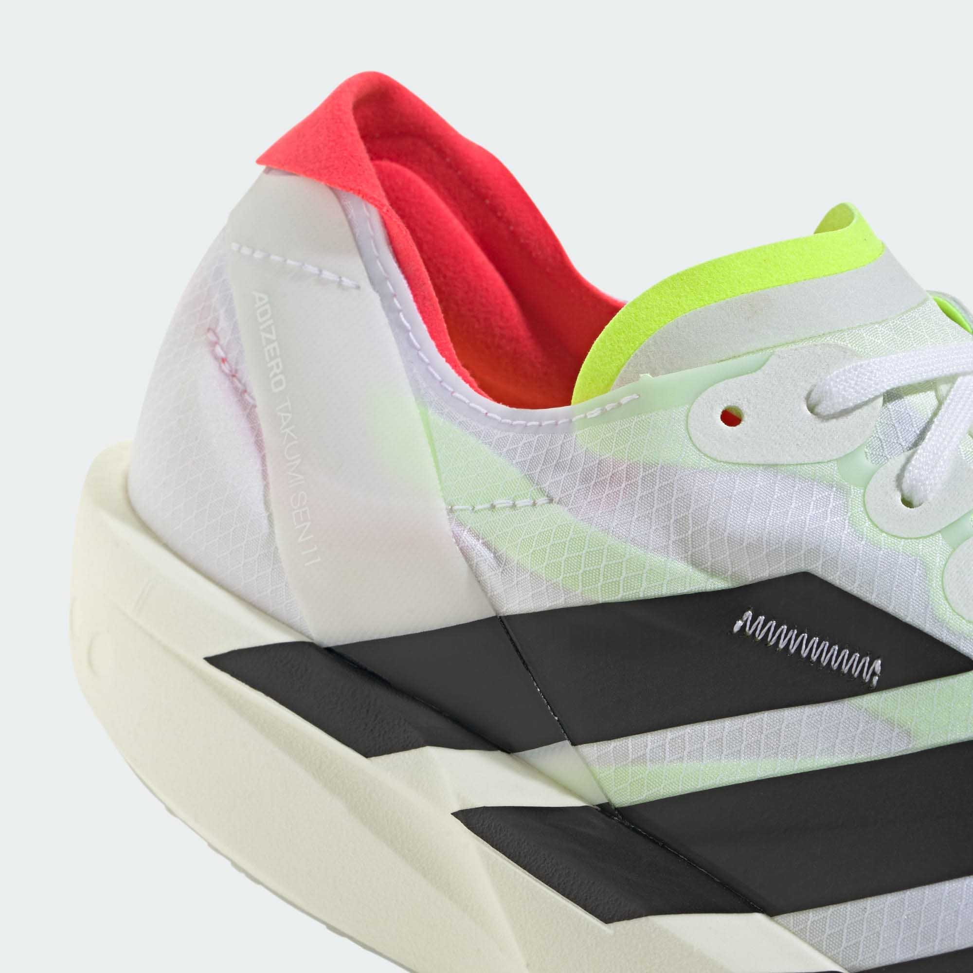 Adizero Takumi Sen 11 Dame Cloud White/Core Black/Lucid Red
