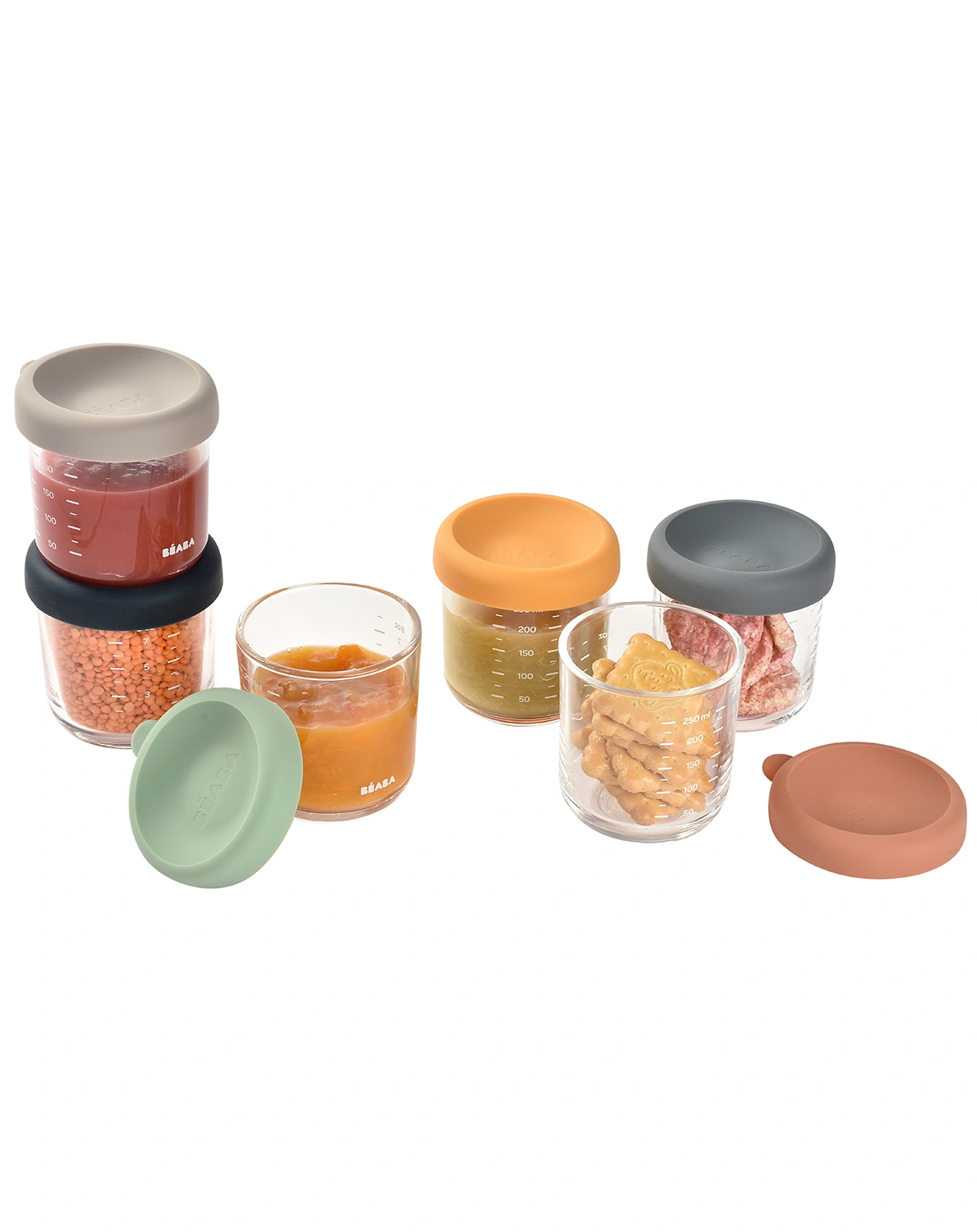 Aufbewahrungsbehälter PORTIONS 6er Set