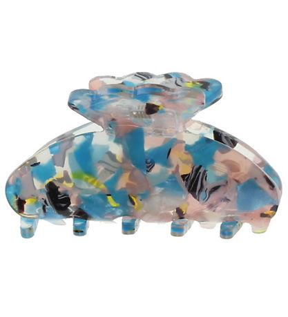 By Stær Haarspange - Lulu - 5x3 cm - Türkiser Terrazzo