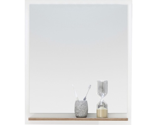 Pelipal Noventa spiegel met plank, 74,5 x 60 cm (zonder licht)