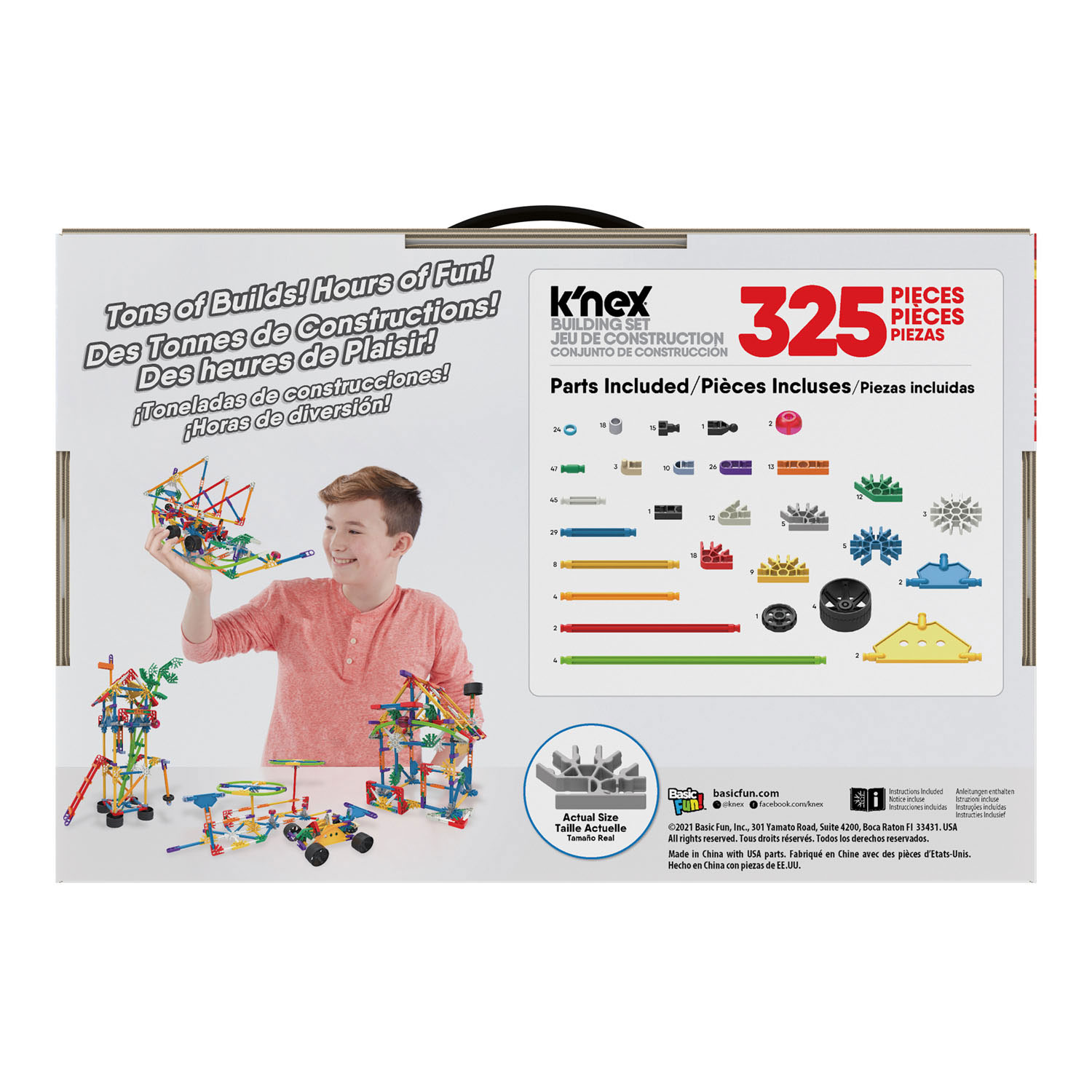 K'Nex Classic City Builders 20 Modellen, 325dlg.
