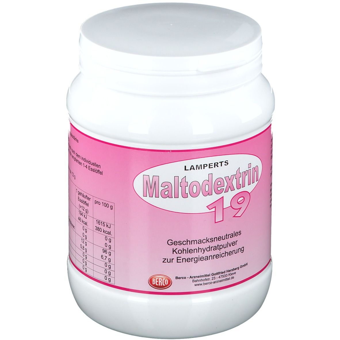 Lamperts Maltodextrin 19 Pulver