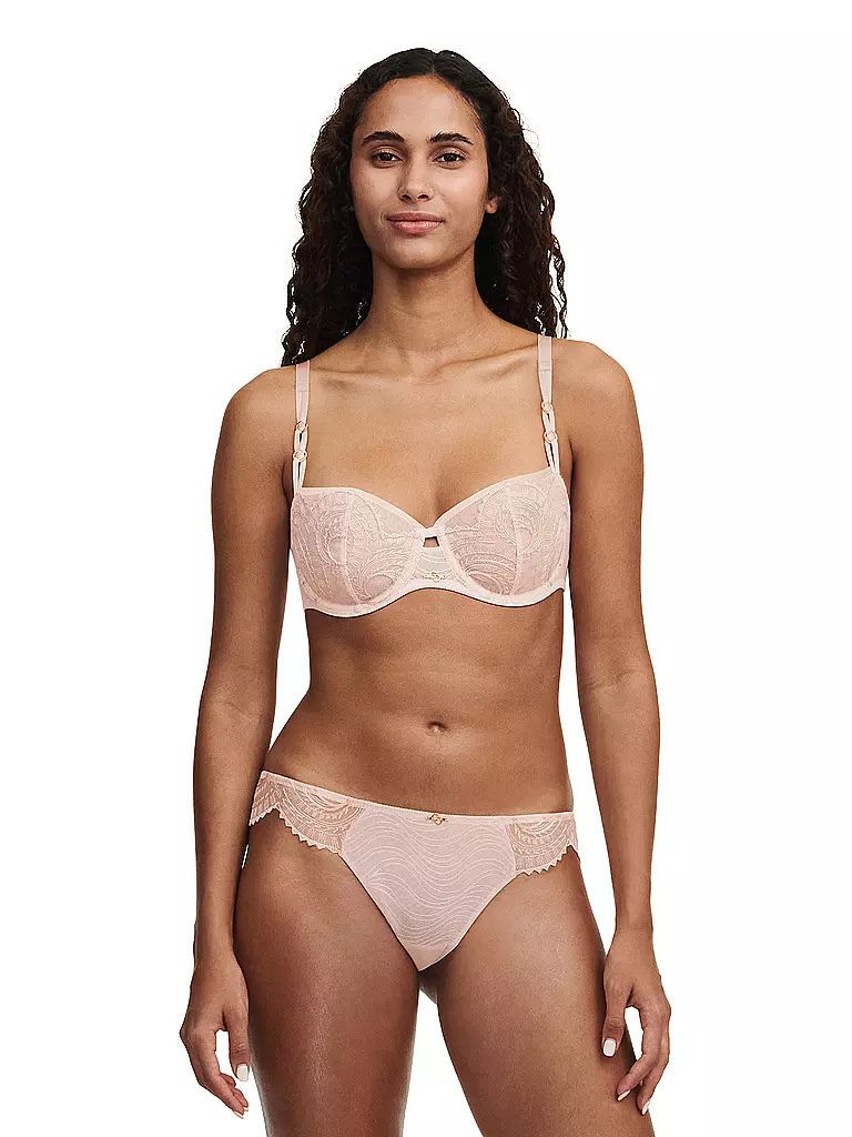 CHANTELLE Balconette BH MYSTIC CREAM taffeta pink rosa