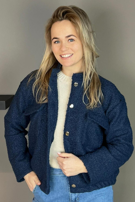 Typical Jill blauwe dames vest