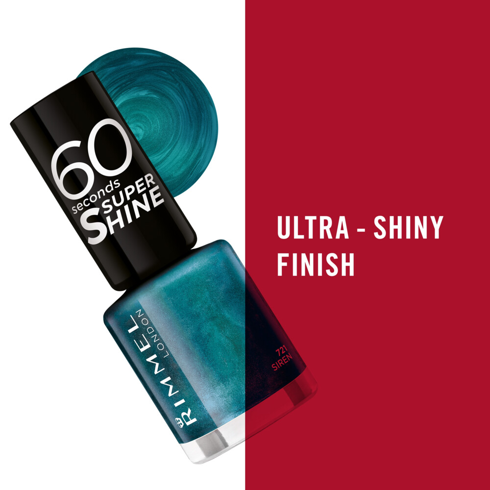 Rimmel Nagellak 60 Seconds SuperShine 721 Siren8 ml
