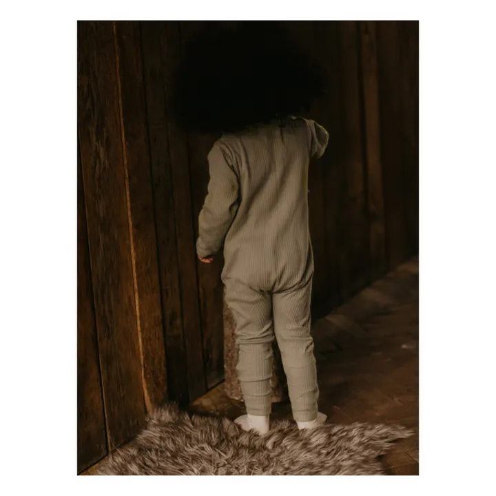 The Simple Folk Pyjama sans pieds Côtelé Coton Bio | Camel