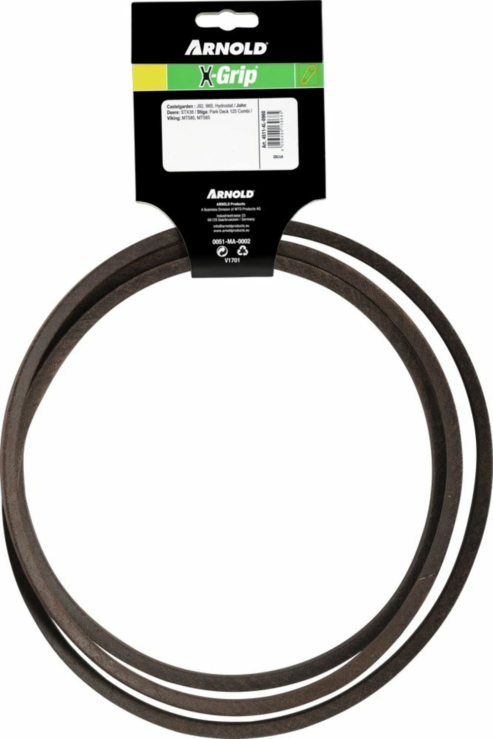 Courroie trapézoïdale x-grip v de type 4l960