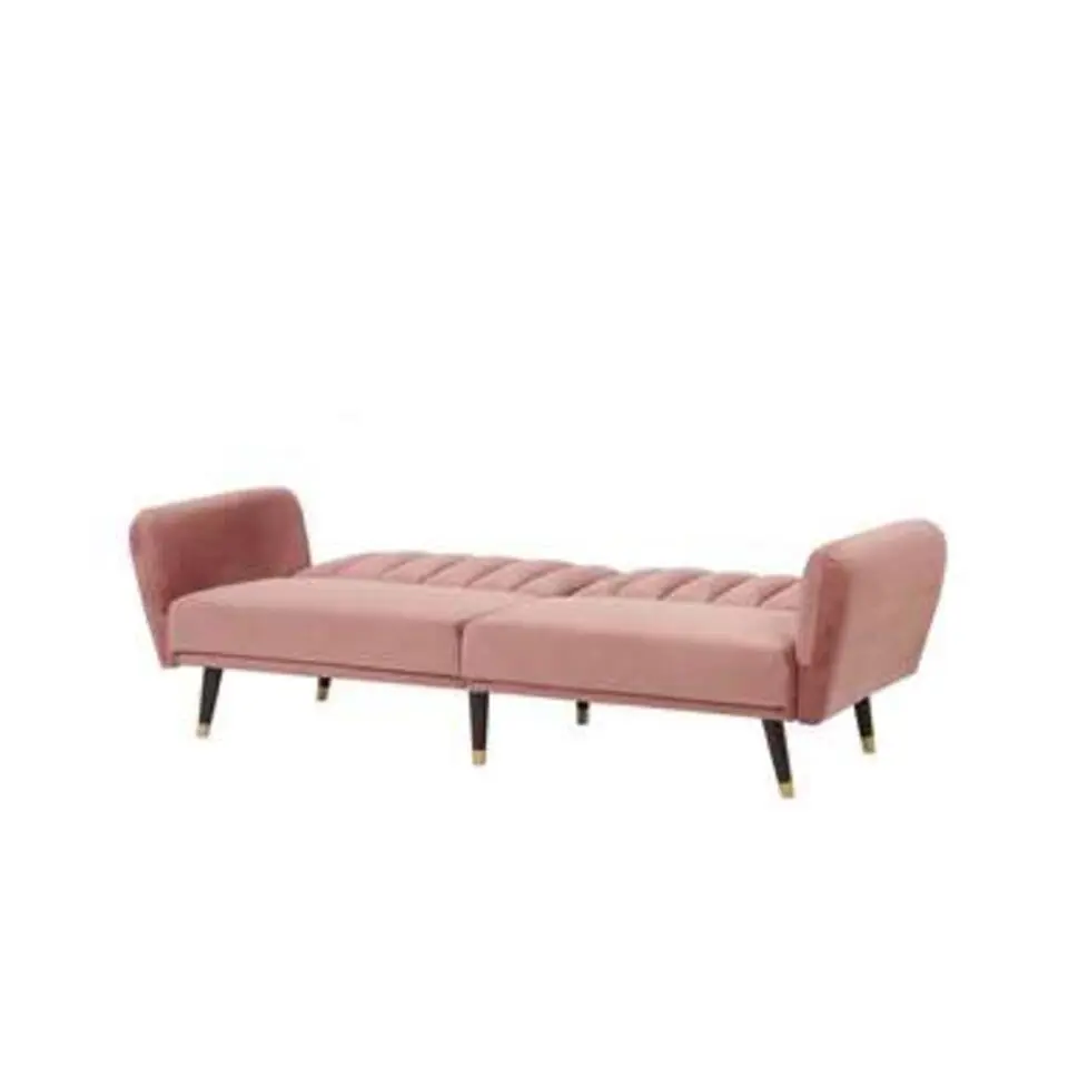 VIMMERBY - Slaapbank - Roze - Fluweel