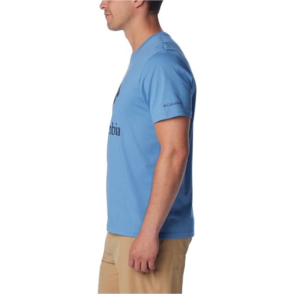 T-shirt COLUMBIA M RAPID RIDGE GRAPHIC TEE SKYLER/HOOD NIGHTSCAPE
