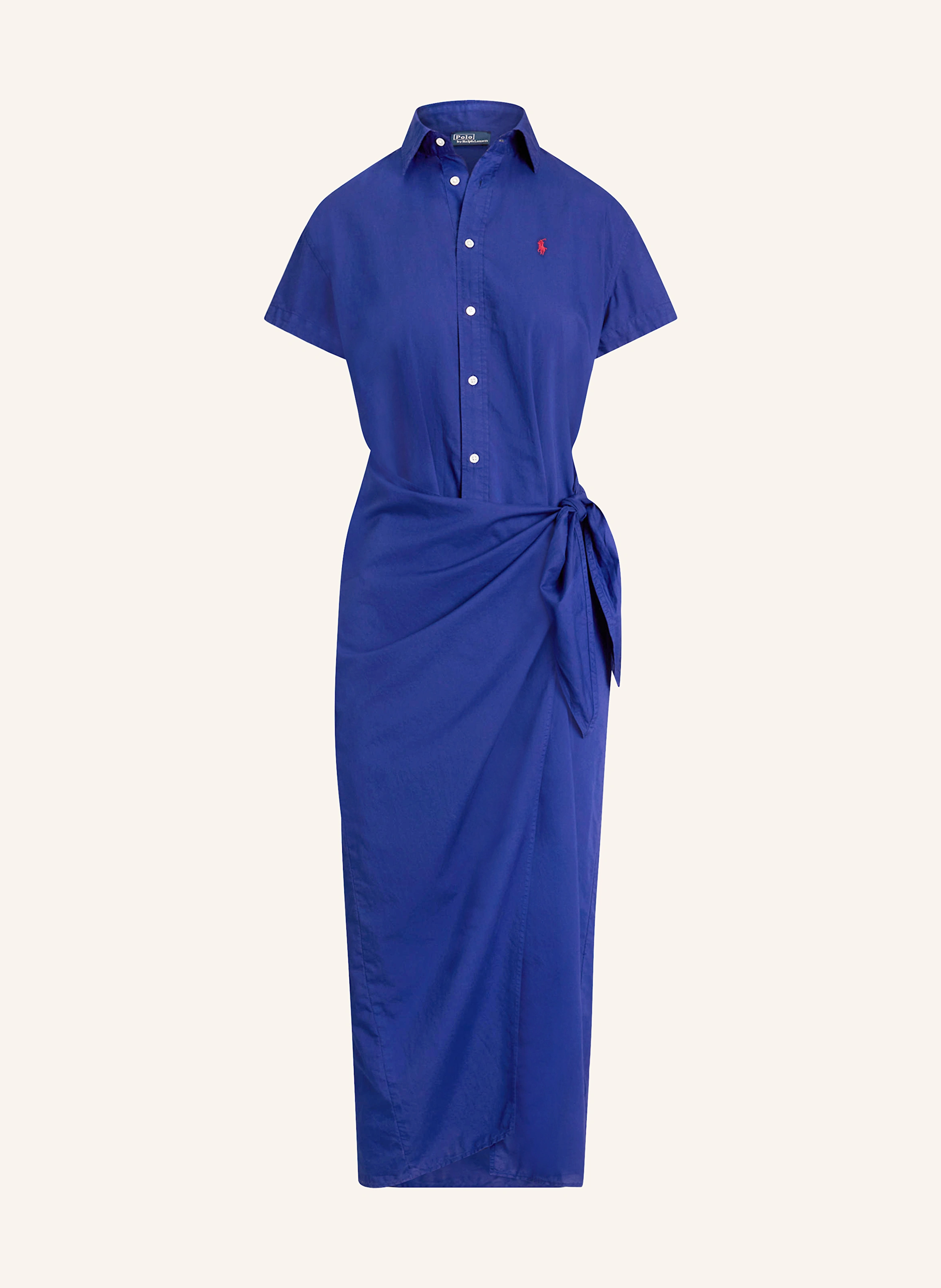 POLO RALPH LAUREN Hemdblusenkleid in Wickeloptik