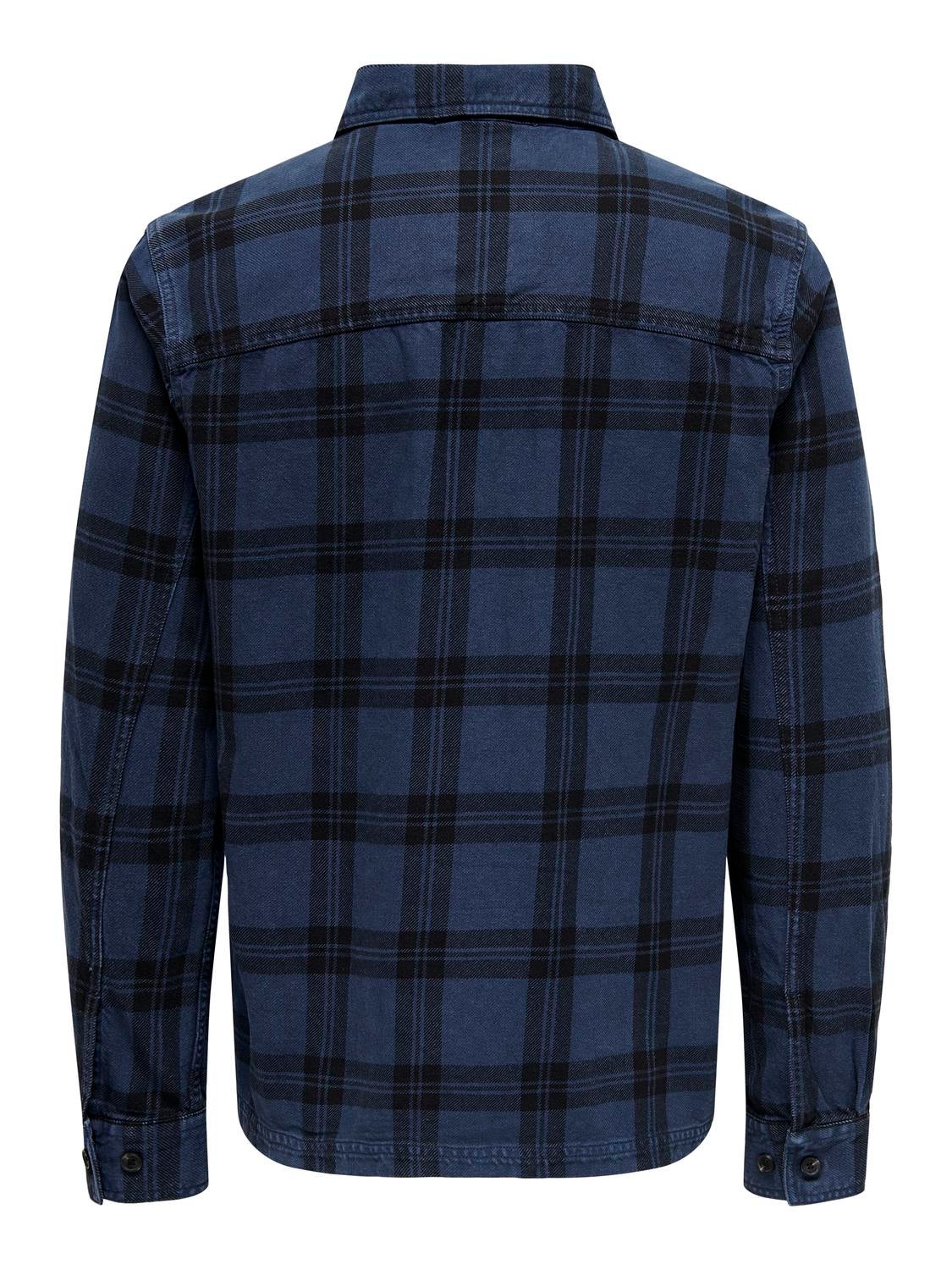 ONSOLIVER Overshirt Dress Blues