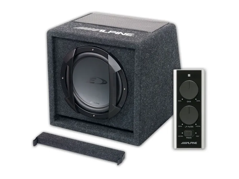Alpine SWE-815, 100 W, Aktiv subwoofer, 34 - 1500 Hz, 300 W, 91 dB, 4 ohm (O)