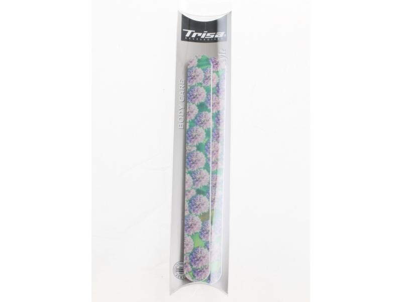 Trisa Accessoires Nagelfeile Design Sandblattfeile Hochwertige Sandblattfeilen mit floralem Muster