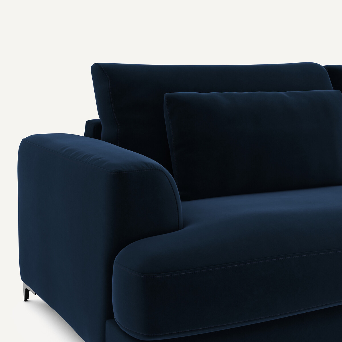 AM.PM<br>Sofá-cama de veludo de 4 lugares, Marsile