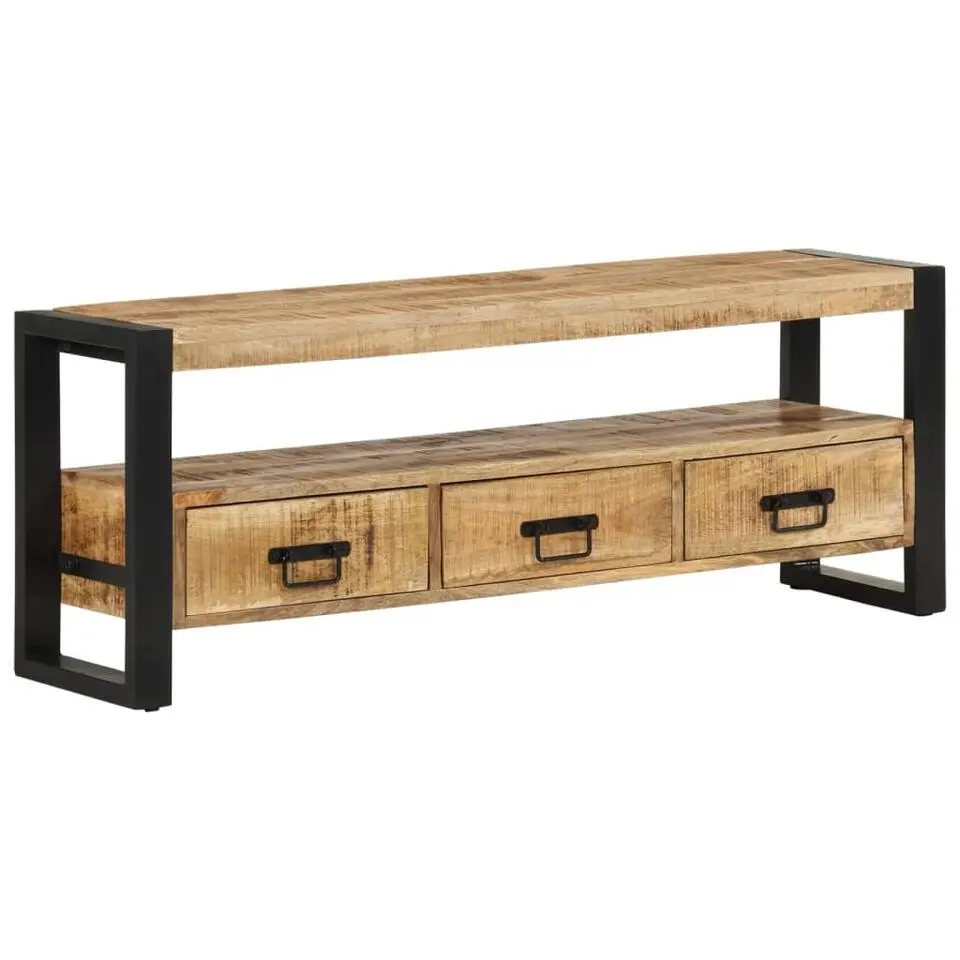 vidaXL - Tv-meubel - Bruin - Hout
