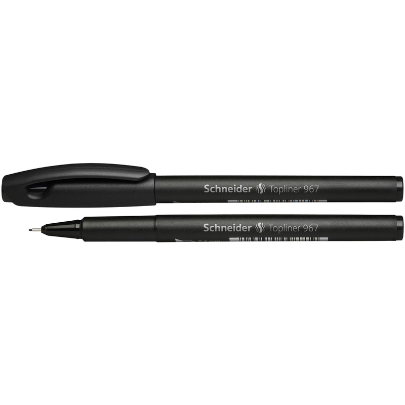 Schneider Fineliner Topliner 967, schwarz