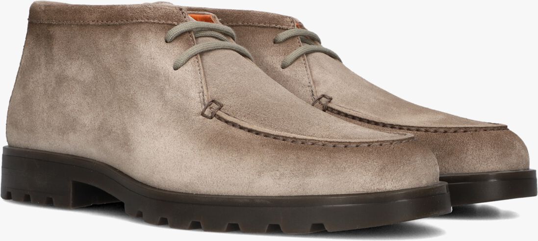 beige santoni veterschoenen 18609