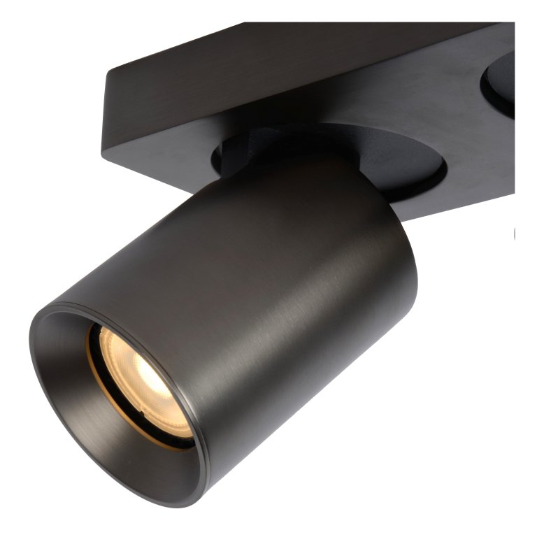 Lucide Nigel 2 spot LED zwart