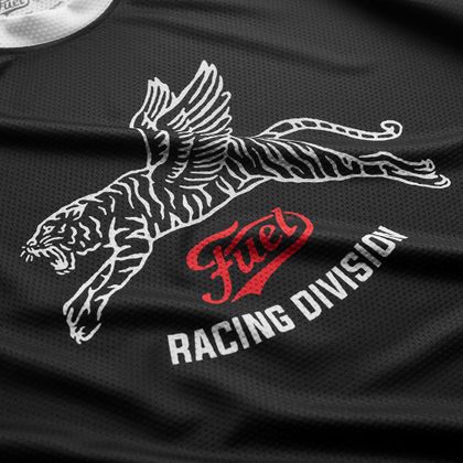 T-shirt manches longues Fuel RACING DIVISION 2024 - Noir