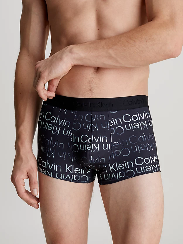 Cuecas Boxer de Cintura Baixa - CK Pretas