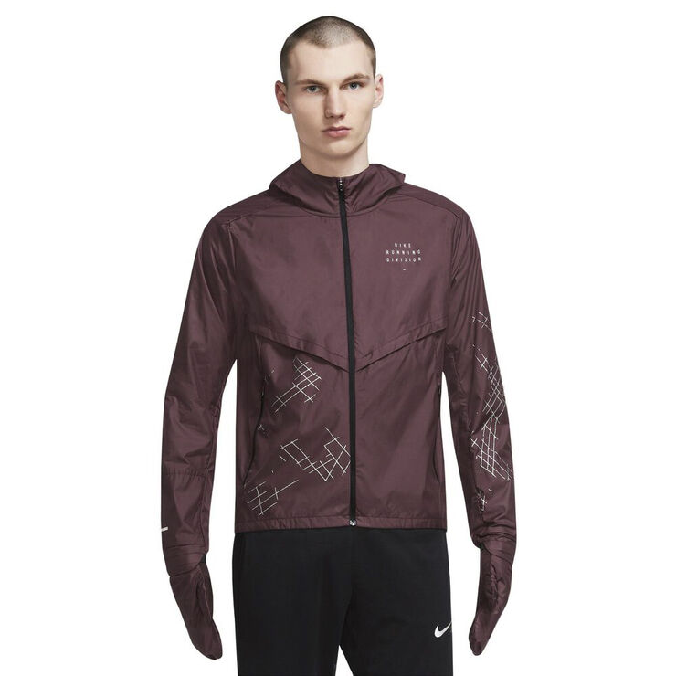Nike Storm Fit Run Division Flash Lobejakke Rød