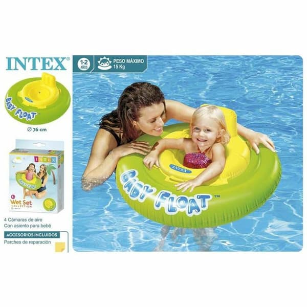 Oppblåsbar flottør Intex 56588EP 76 cm Oransje