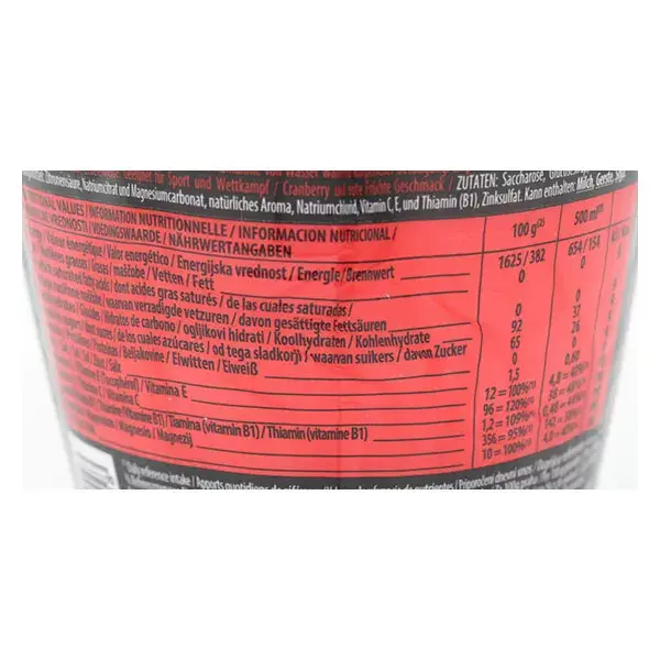 Isostar Hydrate & Perform Bebida Isotônica em Pó Sabor Cranberry e Frutas Vermelhas 400g