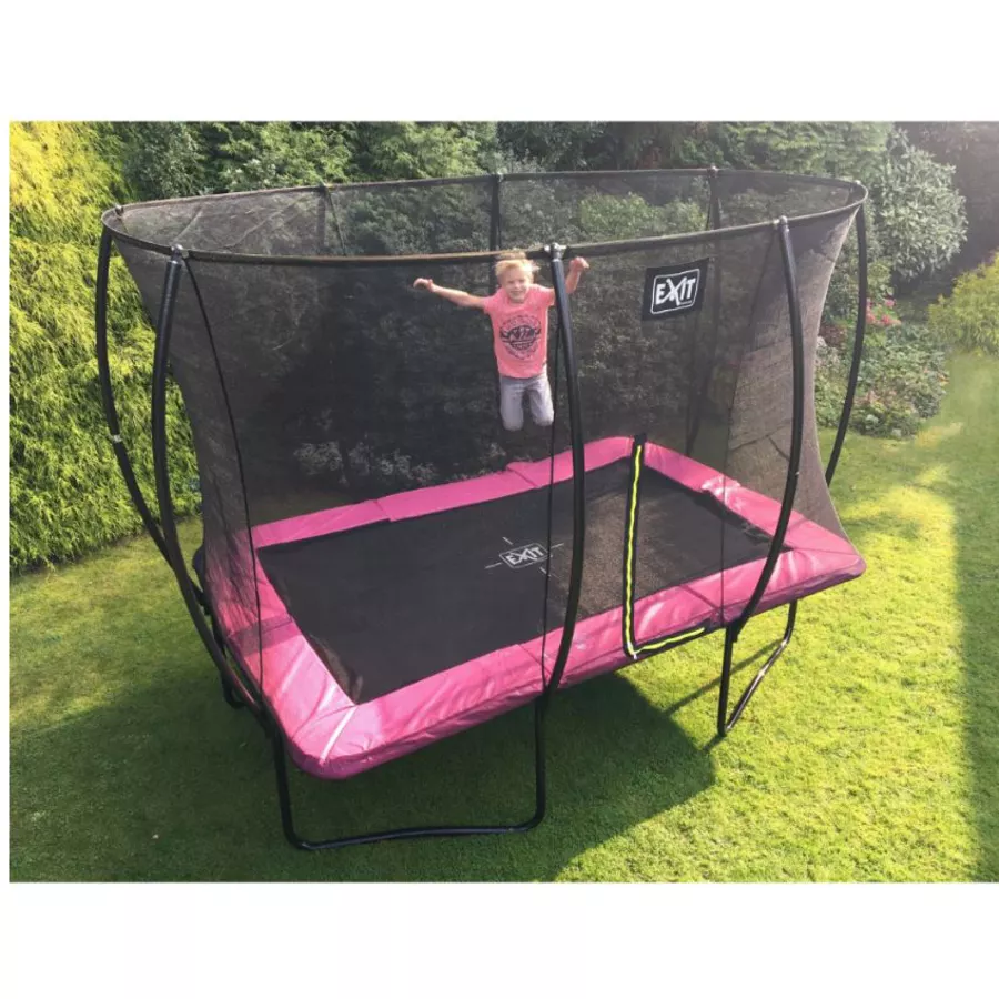 EXIT Trampolin Silhouette Rechteckig 214x305 cm - schwarz